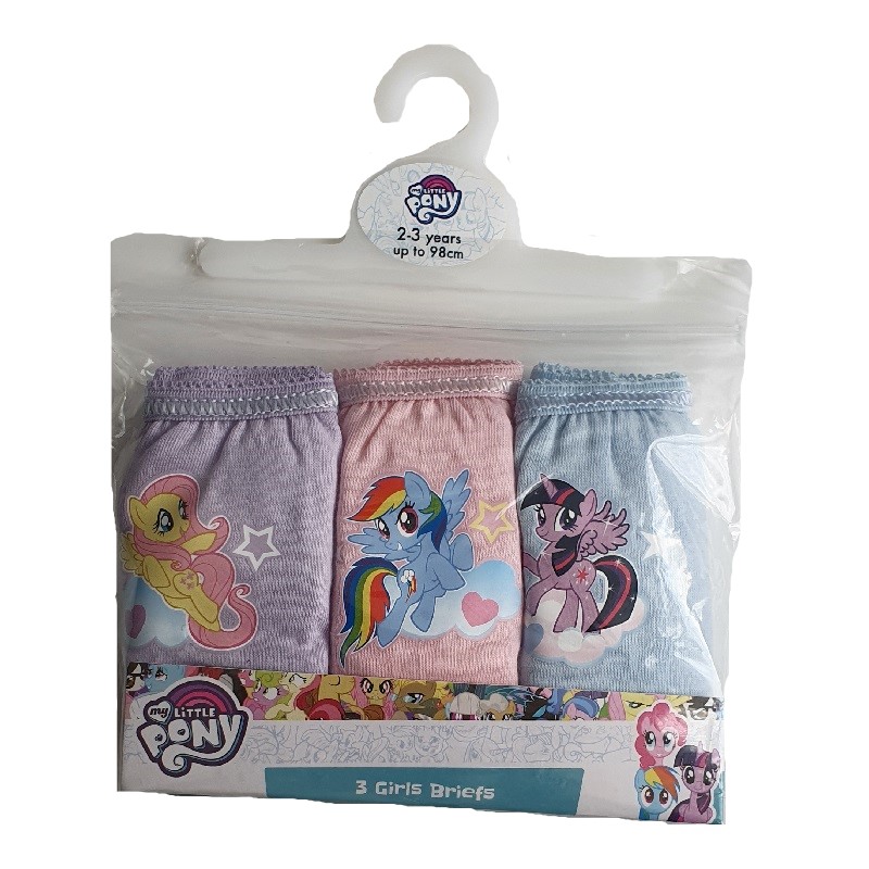 Girls My Little Pony Brief 4 Pack