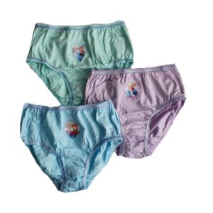 Frozen Crop Top & Brief Set Girls Disney Frozen Underwear Set Age
