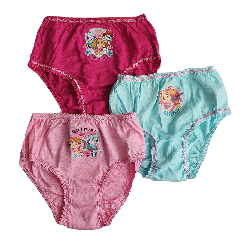 Paw Patrol - Girls Underwear Multipack - 5 Pack Of Girls Knickers - 100%  Cotton Knickers - Variety Of Paw Patrol Designs With Characters - 2/3 Years  Pink : : Fashion